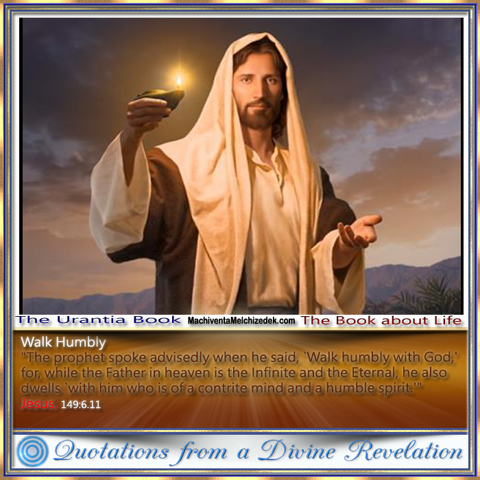 Walk humbly with God